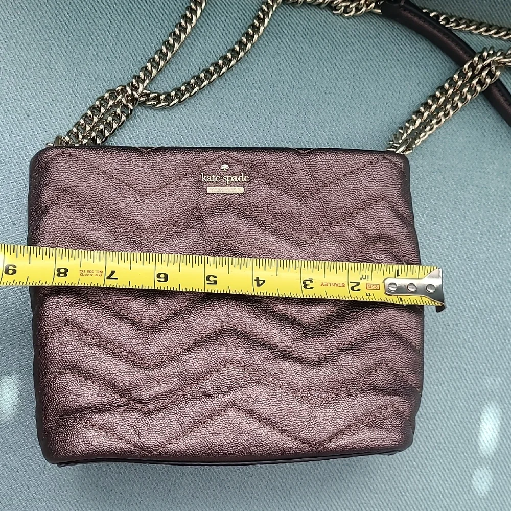 Kate Spade Reese Park Ellery Quilted Leather Crossbody Bag - Bronze